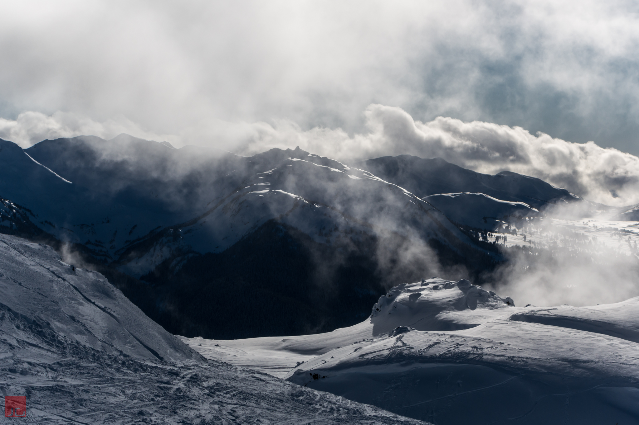 From the Whistler Peak