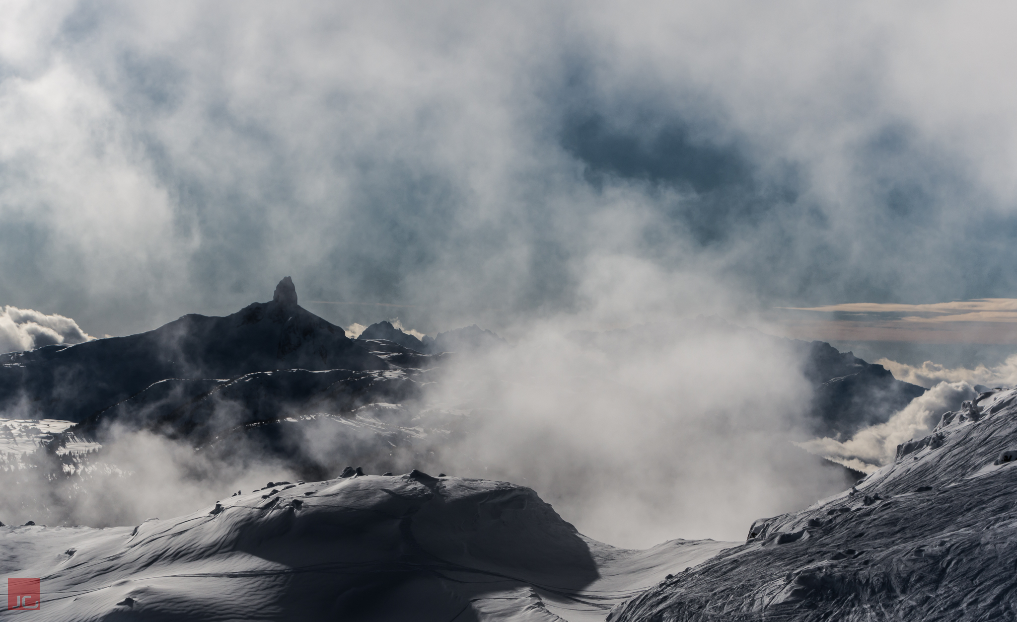 From the Whistler Peak