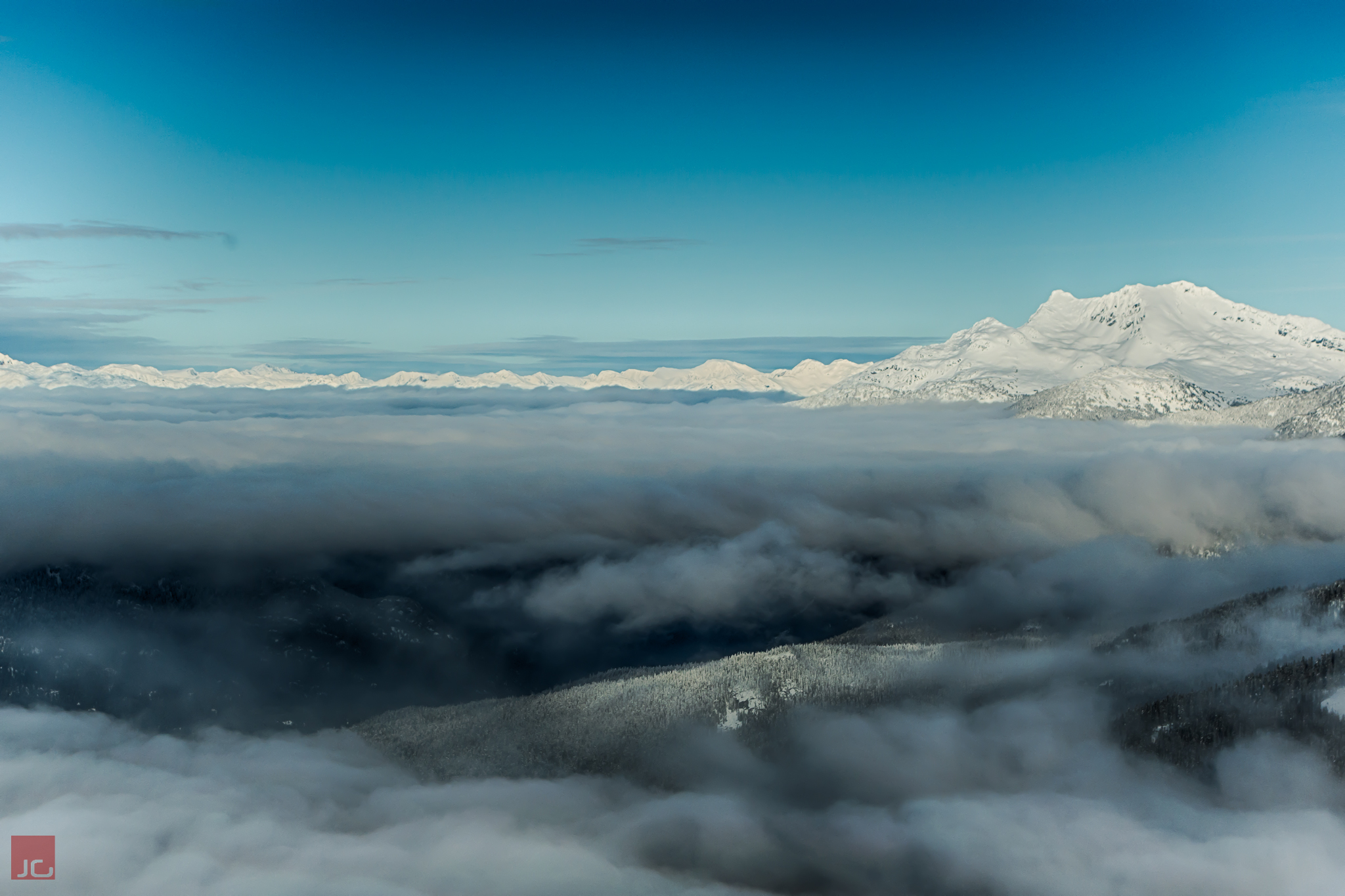 Sking above the clouds